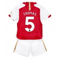 Arsenal Thomas Partey #5 Fußballbekleidung Heimtrikot Kinder 2023-24 Kurzarm (+ kurze hosen)